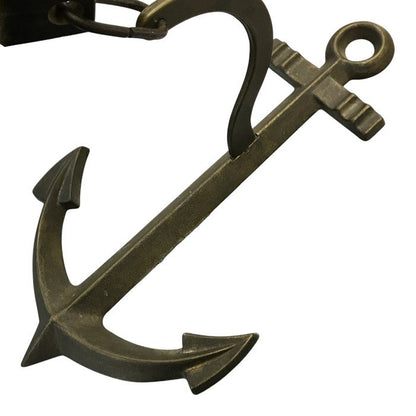 SK GOBEN 1916 ドアベル 真鍮 錨 イカリ アンティーク 呼び鈴 中古 T1