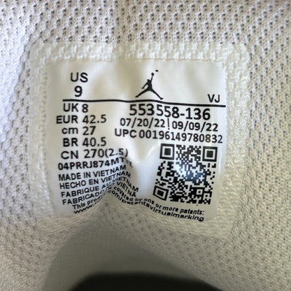 NIKE ナイキ エアジョーダン 1 トリプルホワイト 27cm 553558-136 靴 シューズ スニーカー 中古 W1