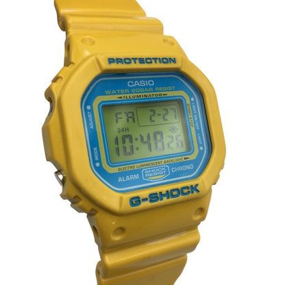 CASIO G-SHOCK カシオ ジーショック DW-5600CS イエローxスカイブルー 中古 Y4