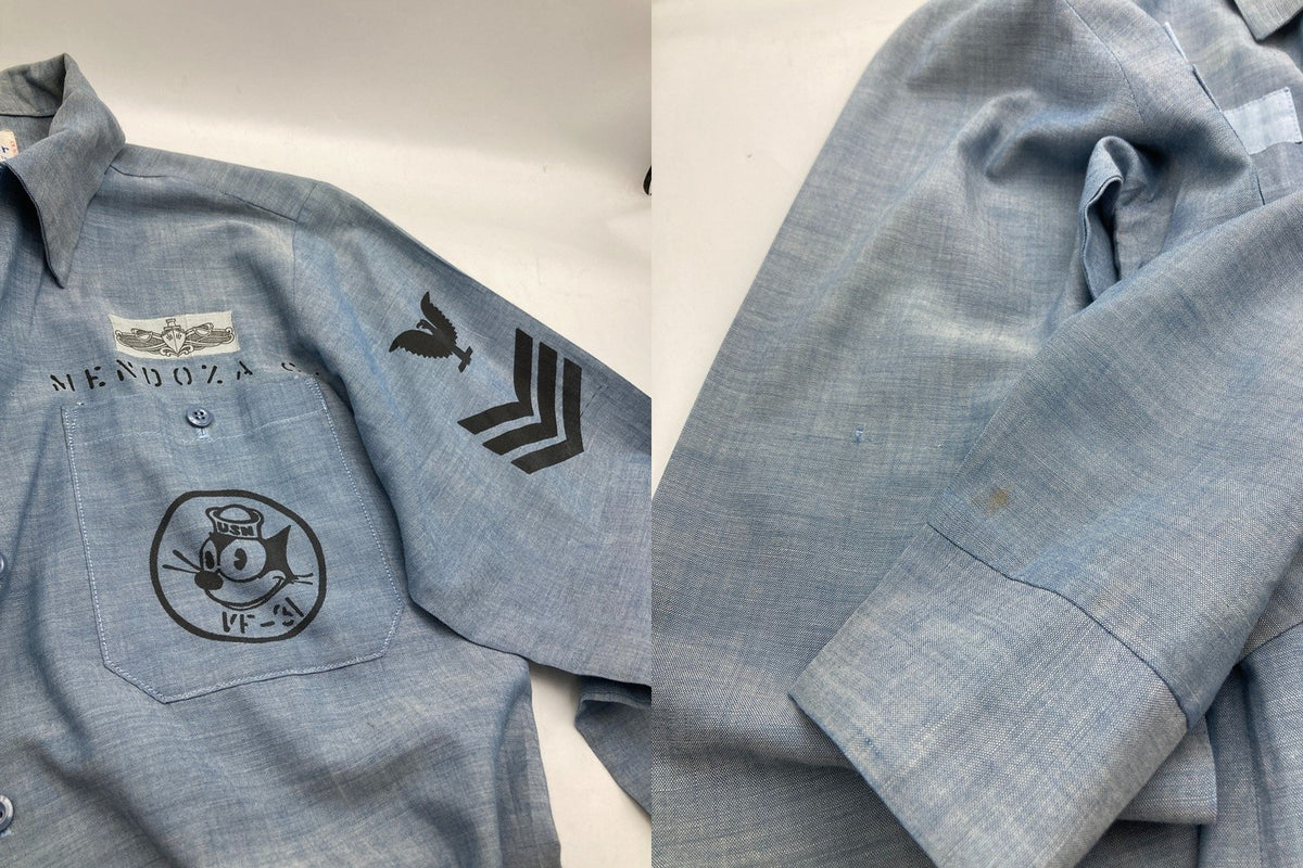 seafarer シーファーラー フィリックス ザ キャット 長袖シャツ サイズS メンズ 中古 D4