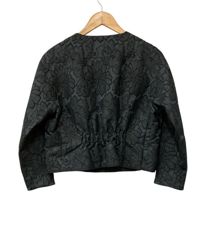 TOMORROWLAND トゥモローランド コレクション ノーカラー ジャケット サイズ36 フラワー 中古 D4