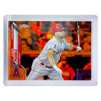 TOPPS MLBカード CHROME ALBERT PUJOLS ANGELS /25 #U-280 中古 IT1