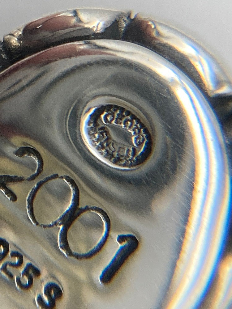 GEORG JENSEN ジョージジェンセン 2001年 ヘリテージ イヤーイヤリング SV925 中古 D4