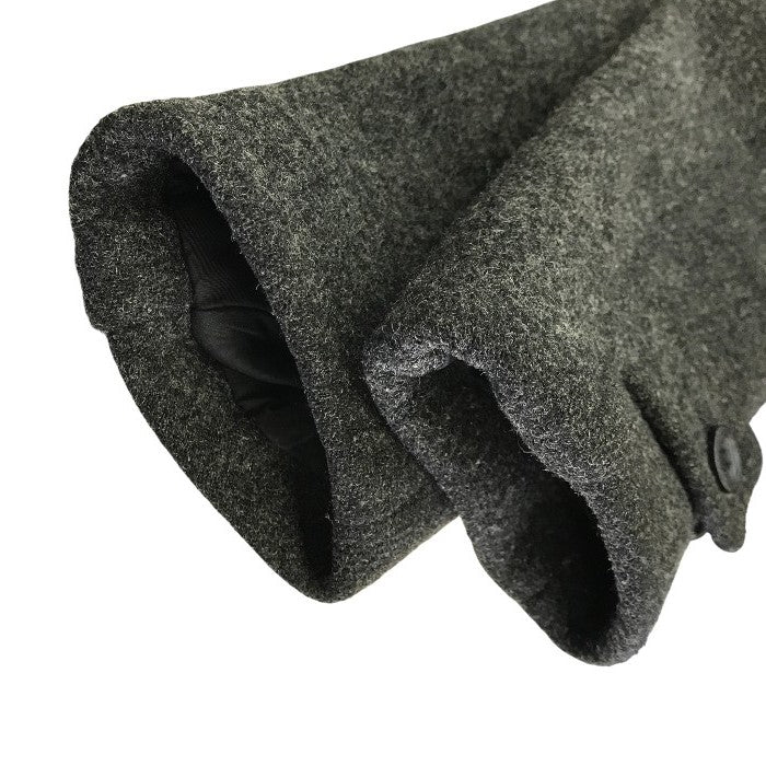 EMPORIO ARMANI エンポリオアルマーニ コート メンズ ミドル丈 ウール フード チャコールグレー Mサイズ 中古 T1