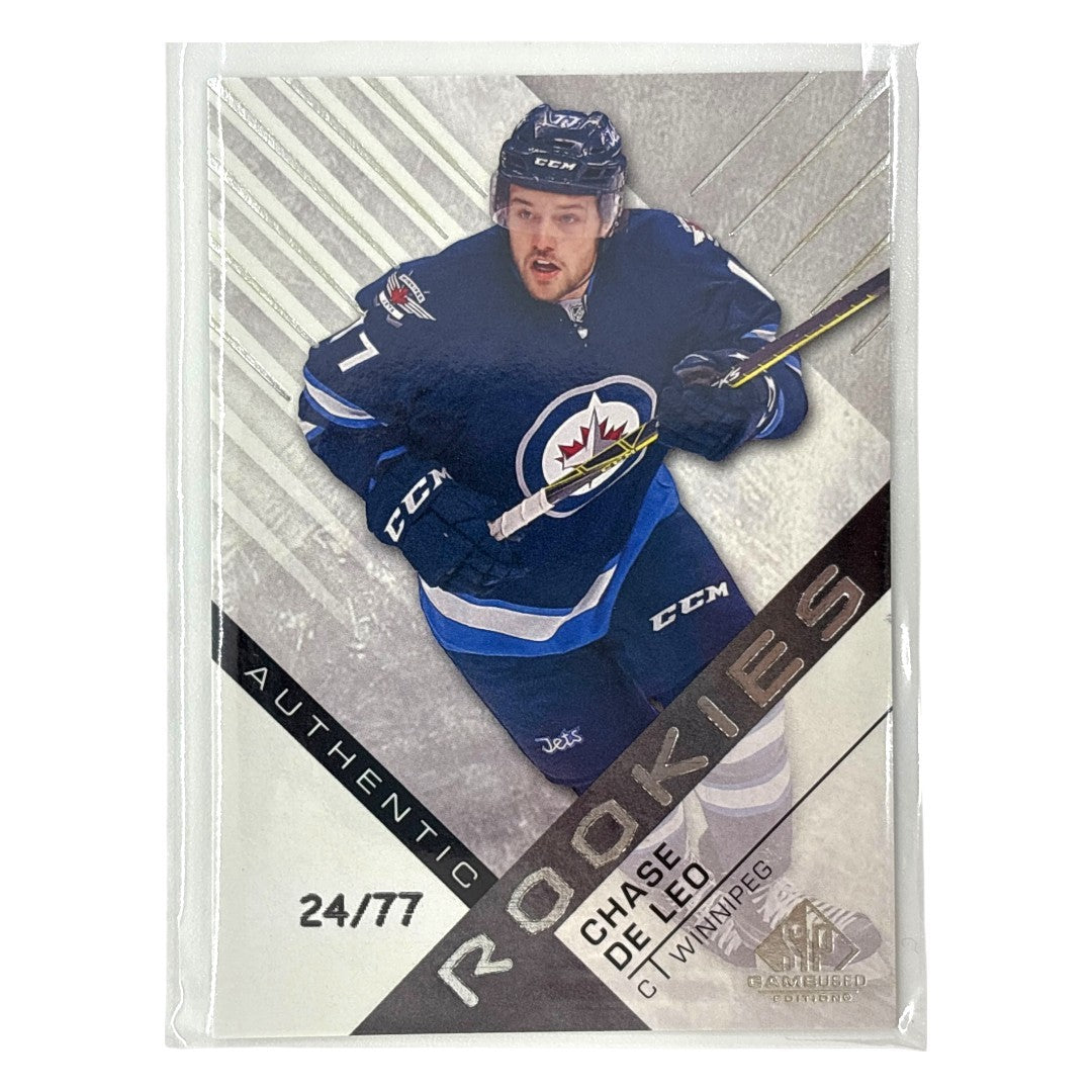 UPPER DECK NHLカード SP GAME USED CHASE DE LEO WINNIPEG JETS /77 #195 中古 IT1
