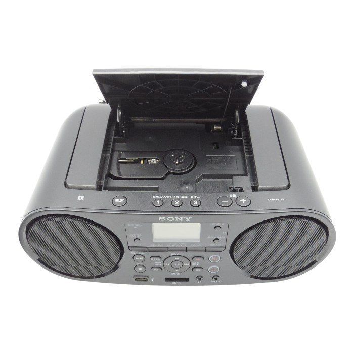 ソニー CDラジオ Bluetooth/FM/AM/ワイドFM対応 語学学習用機能 電池駆動可能 ブラック ZS-RS81BT 中古 a1