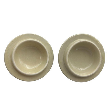 未使用品 九谷玉峰 吉田屋 花鳥 夫婦湯呑 ペア セット 蓋付 花 鳥 中古 W４