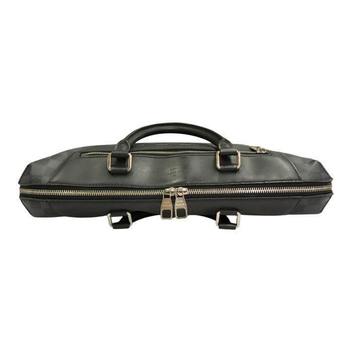 LOUIS VUITTON ルイヴィトン ダミエ グラフィット ポルトドキュマン ジュール ブリーフケース メンズ ビジネスバッグ A4収納 グレー N48260 中古 T1