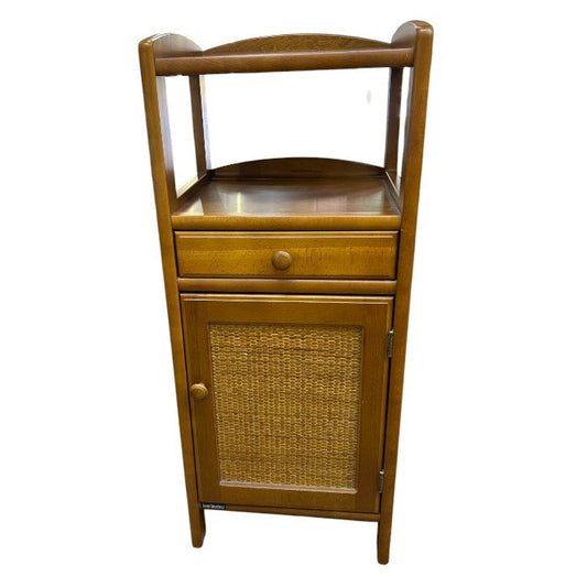 karimoku カリモク 電話台 FAX台 インテリア 家具 収納 木製 中古 W４