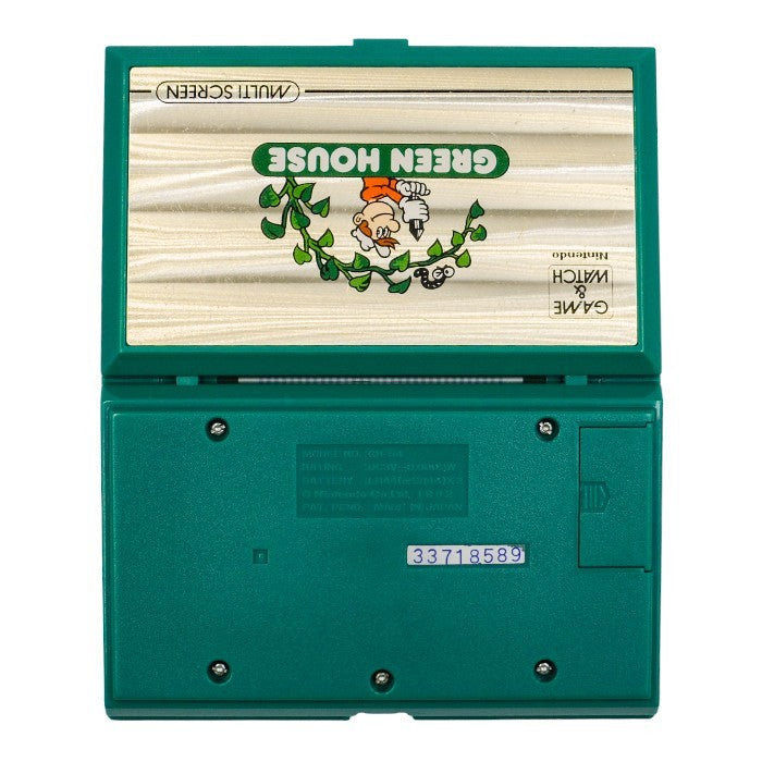 任天堂 ゲーム&ウオッチ グリーンハウス GREEN HOUSE GAME&WATCH 中古 a1