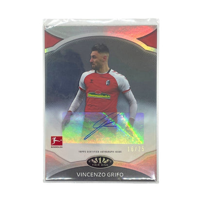 TOPPS サッカーカード TIER ONE VINCENZO GRIFO FREIBURG 16/25 #PP-VG 中古 IT1
