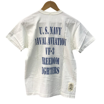 TOYS McCOY トイズマッコイ Tシャツ メンズ コットン 半袖 FELIX THE CAT フェリックス プリント ホワイト/ブルー Mサイズ 中古 T1