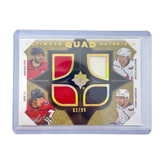 UPPER DECK NHLカード ULTIMATE COLLECTION ALEX OVECHKIN T.J. OSHIE NICKLAS BACKSTROM EVGENY KUZNETSOV CAPITALS 62/99 #UQM-ANTE 中古 IT1