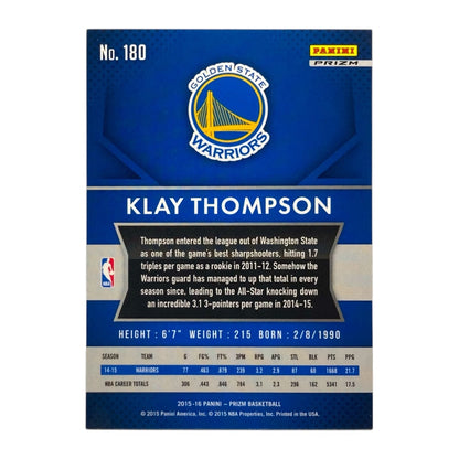 PANINI NBAカード PRIZM KLAY THOMPSON GOLDEN STATE WARRIORS #180 中古 IT2