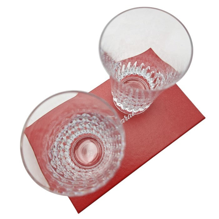 【未使用品】 Baccarat バカラ ティアラ グラス ジャパン ペア 中古 H４
