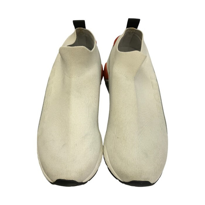 DIESEL ディーゼル SK-SOCK QB ソックスニーカー メンズ ローカット ニット ロゴ ストレッチ オフホワイト 27cm Y02405 中古 T1