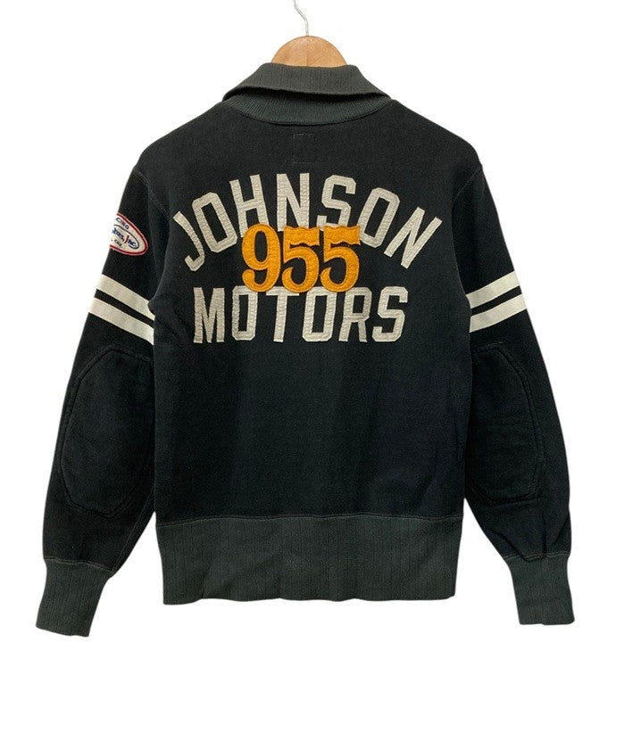 TOYS McCOY トイズマッコイ Johnson Motors ジョンソンモータース ハーフジップ スウェット サイズS メンズ 中古 D4