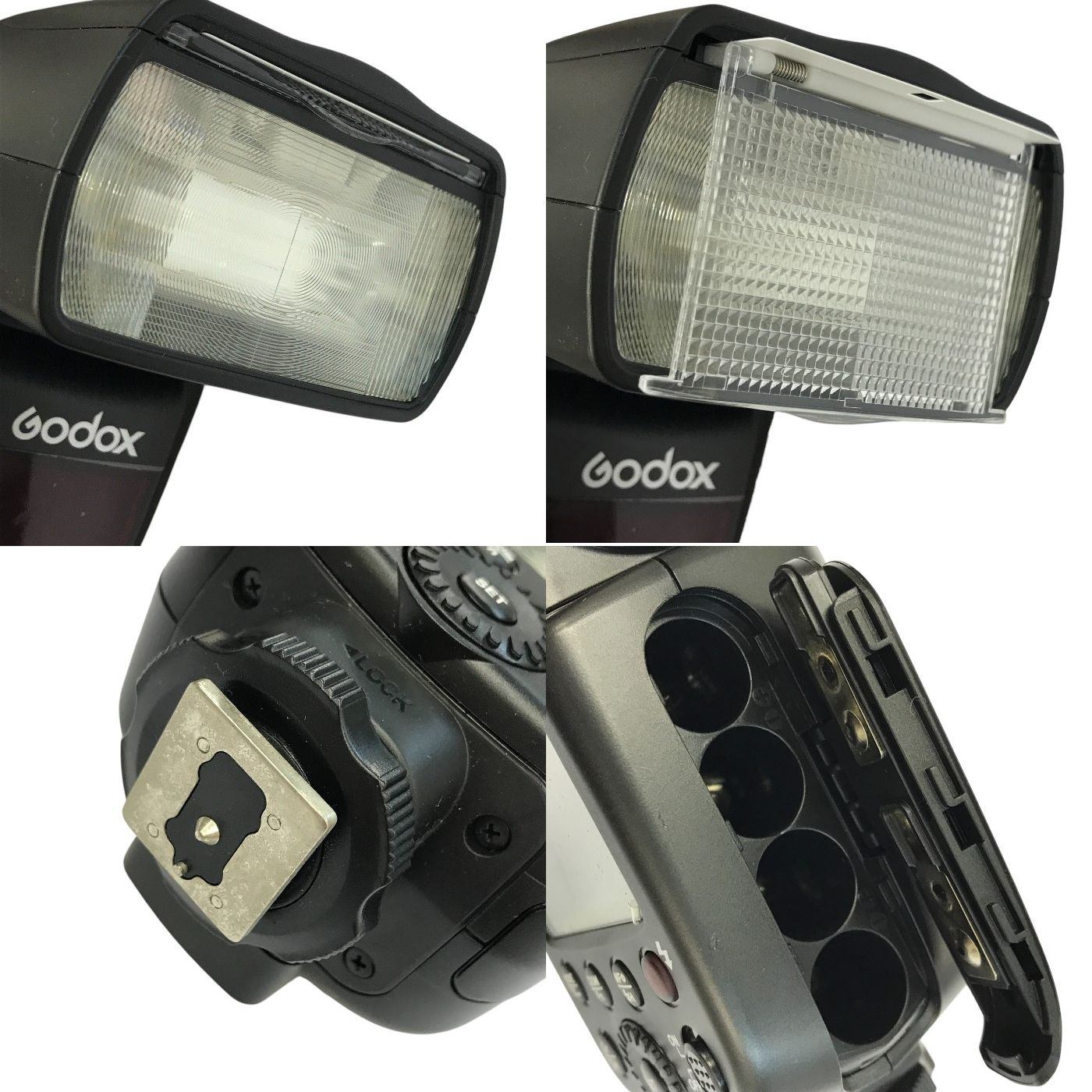 Godox カメラ用ストロボ & フラッシュトリガー セット ブラック 2.4GHz ワイヤレス 無線 スピードライト TT600/X1T-N 中古 T1