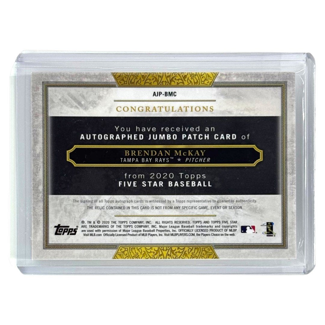 TOPPS MLBカード FIVE STAR BRENDAN McKAY TAMPA BAY RAYS /25 #AJP-BMC 中古 IT1
