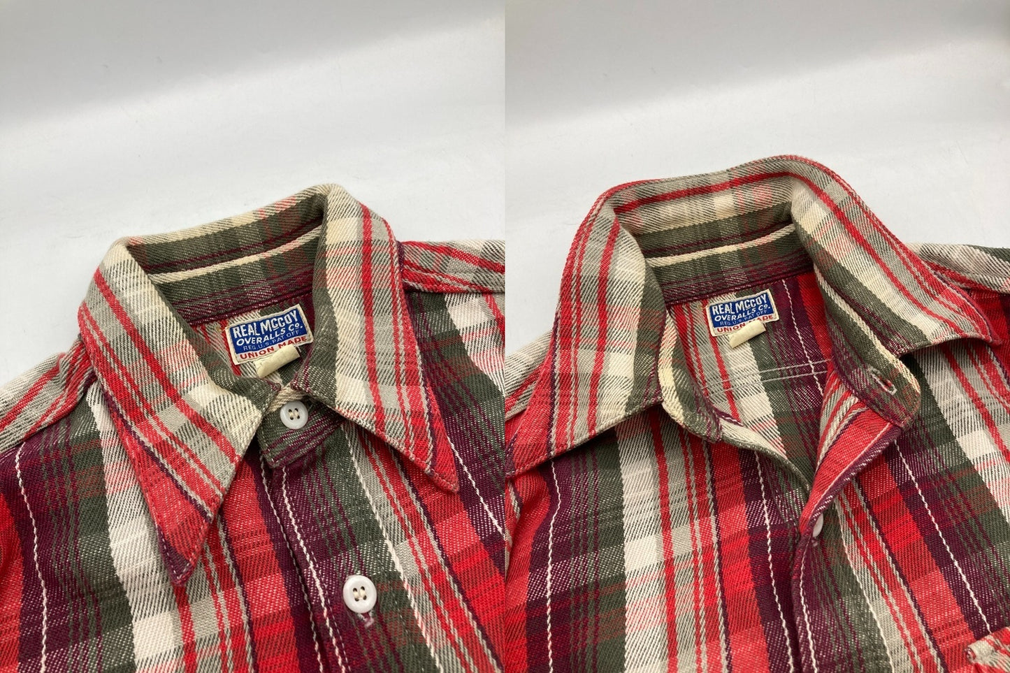 REAL McCOY リアルマッコイ オンブレチェック フランネル 長袖シャツ サイズ14 メンズ 中古 D4