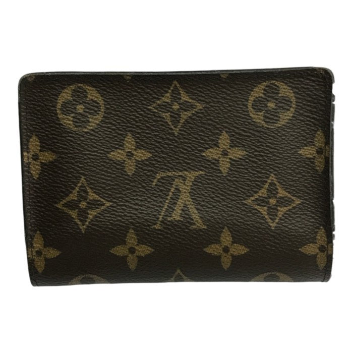 LOUIS VUITTON ルイヴィトン モノグラム ポルトフォイユ ジュリエット 財布 2つ折り ラウンドジップ ブラウン/レッド M69433 中古 T1