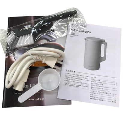 レコルト 自動調理ポット Auto Cooking Pot クリームホワイト RSY-2（W） 中古 Y1