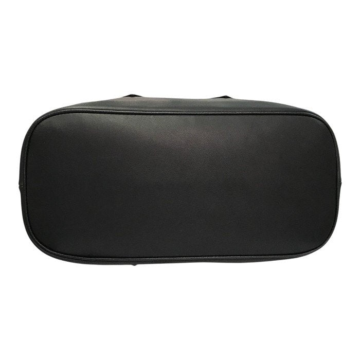 POMTATA ポンタタ FL TOTE M ハンドバッグ レディース レザー トートバッグ がま口 ブラック P2545 中古 T1