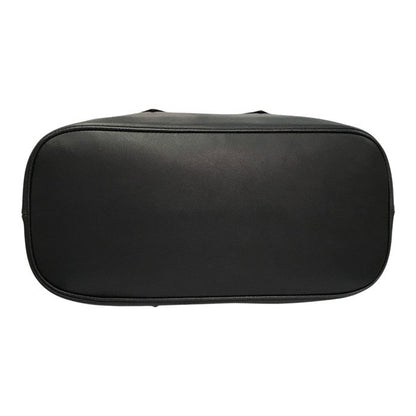 POMTATA ポンタタ FL TOTE M ハンドバッグ レディース レザー トートバッグ がま口 ブラック P2545 中古 T1