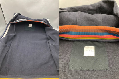 Paul Smith ポールスミス スウェット ジップアップ パーカー 17SS 173503 370R サイズL 中古 D4