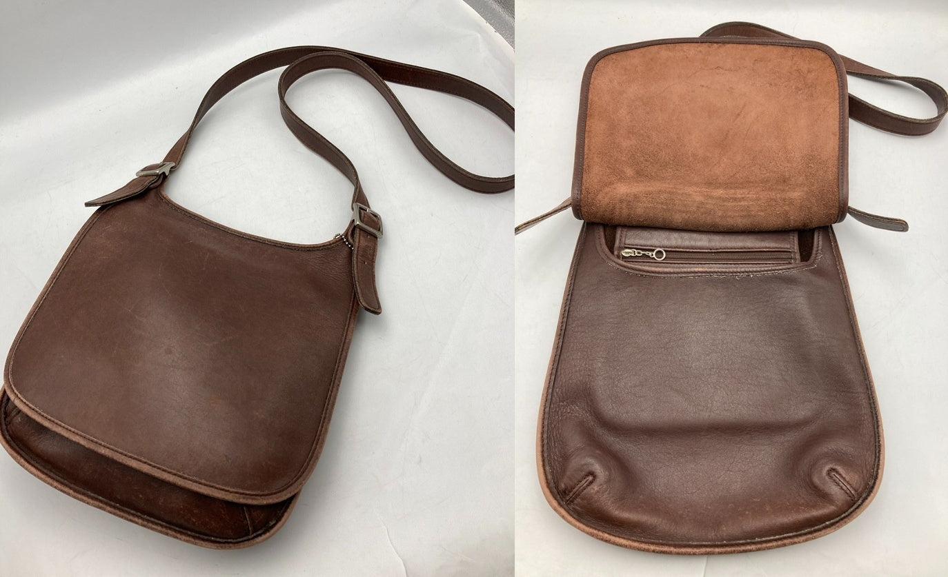 COACH コーチ オールド レザー ショルダーバッグ 9135 中古 D4