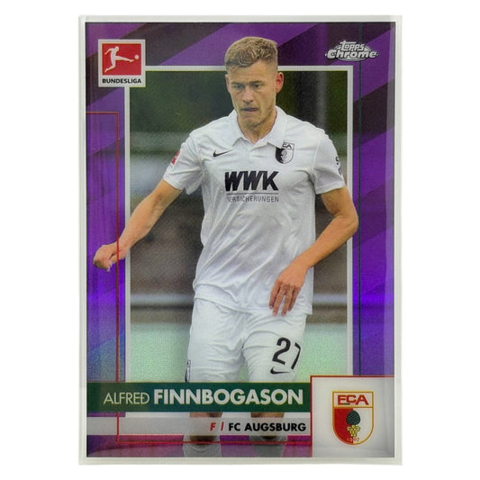 TOPPS サッカーカード CHROME ALFRED FINNBOGASON AUGSBURG /299 #2 中古 IT1