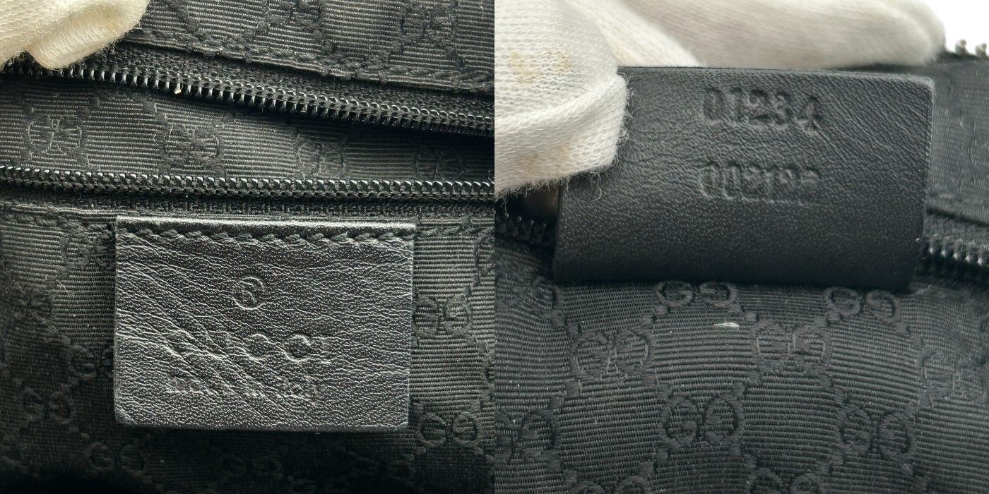 GUCCI グッチ シェリーライン デニム ワンショルダー バッグ 01234 002122 鞄 肩掛け レザー キャンバス ブランド 中古 W1