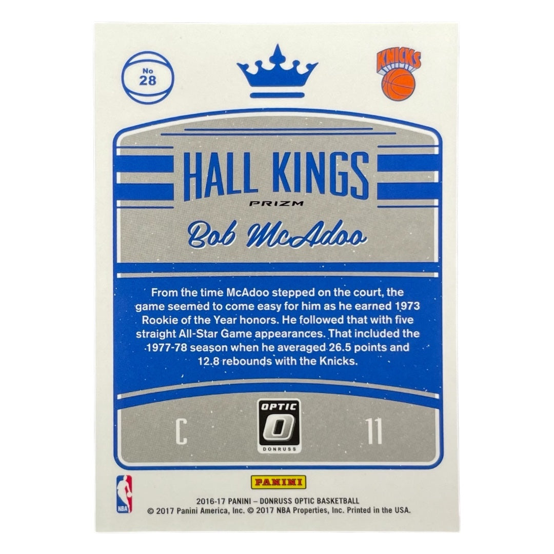 PANINI NBAカード DONRUSS OPTIC PRIZM BOB MCADOO KNICKS #28 中古 IT2