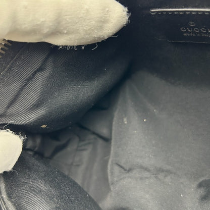 GUCCI グッチ アクセサリーポーチ レディース GGキャンバス ブラック 103399 ブランド 鞄 バッグ ミニ 小さい 中古 W４