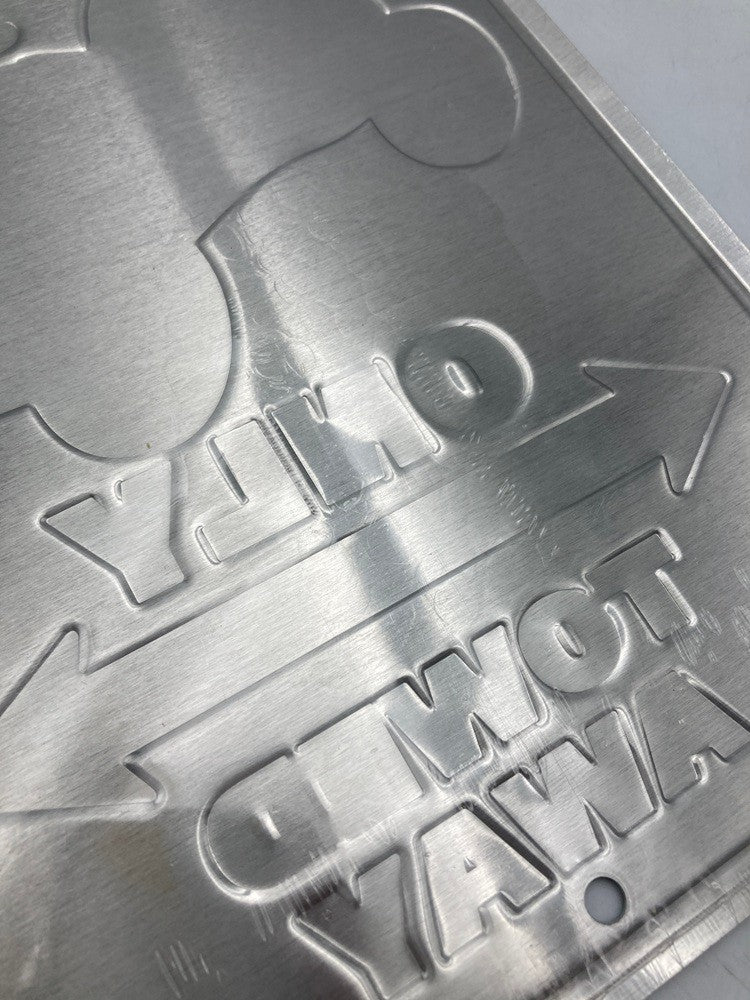 RADIO FLYER ラジオフライヤー TIN SIGN 看板 プレート ONLY TOWED AWAY 中古 D4