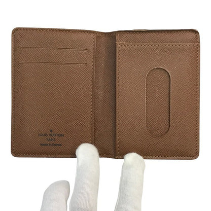 LOUIS VUITTON ルイヴィトン モノグラム ポルトカルトパス カードケース ユニセックス 定期入れ パスケース ブラウン M66541 中古 T1