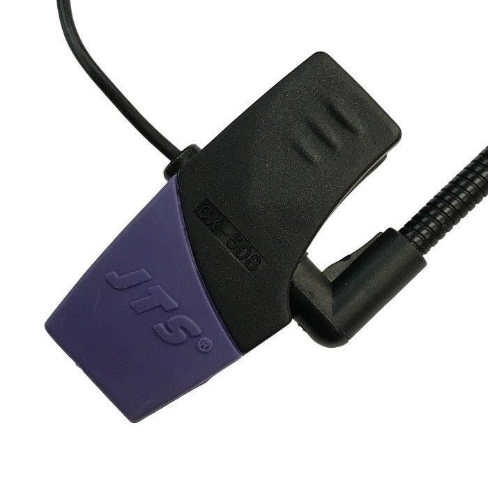 JTS 管楽器用 コンデンサーマイク ブラック ショックマウント構造 クリップ一体型 フレキシブル CX-508 中古 1