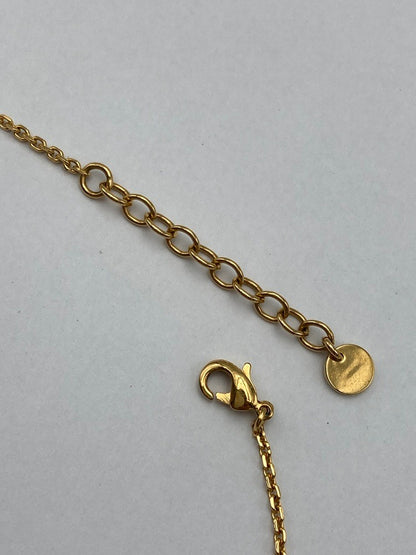 Christian Dior クリスチャンディオール CDロゴ ネックレス 中古 D4