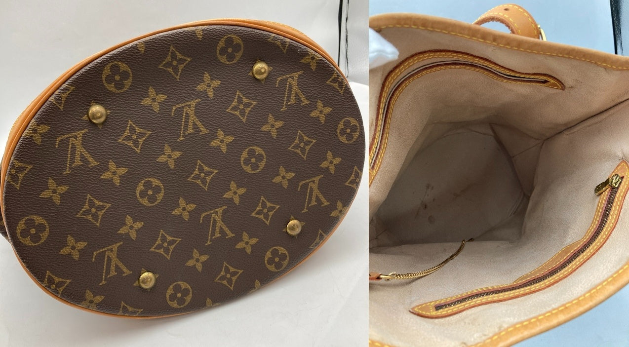 LOUIS VUITTON ルイヴィトン モノグラム バケットGM M42236 中古 D4