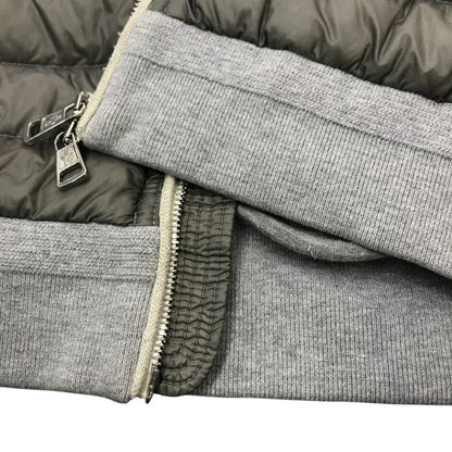 MONCLER モンクレール ダウンベスト レディース ナイロン/コットン スウェット フード グレー Mサイズ B10918437500 80945 中古 T1