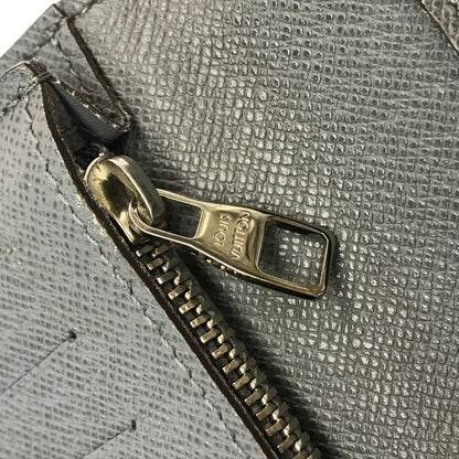 LOUIS VUITTON ルイヴィトン タイガ ポルトフォイユブラザ 長財布 メンズ 2つ折り シンプル 定番 グレー M32653 中古 T1