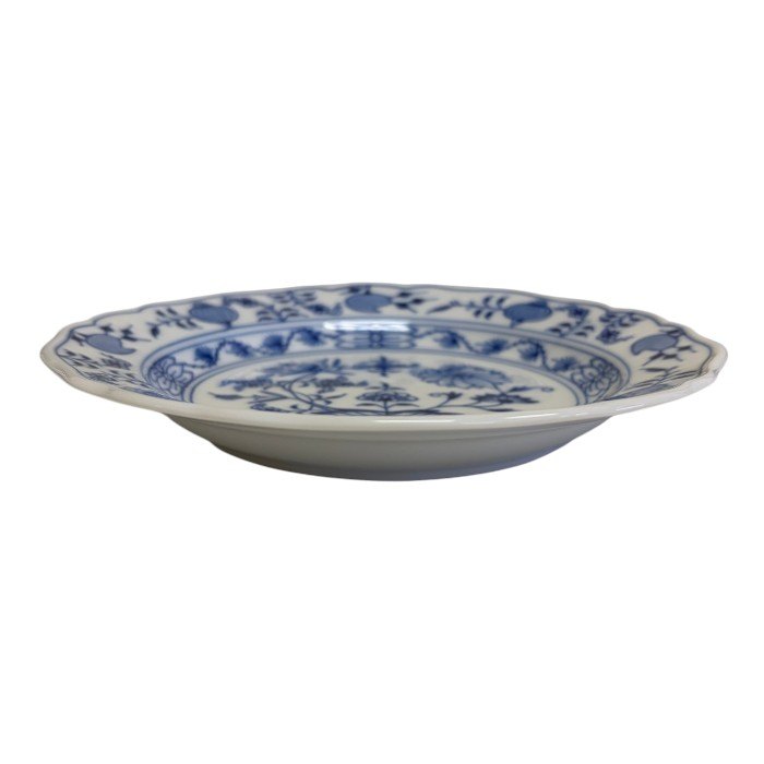 Meissen マイセン ブルーオニオン スープ プレート 20cm 洋食器 食器 ブランド おしゃれ 皿 中古 W1