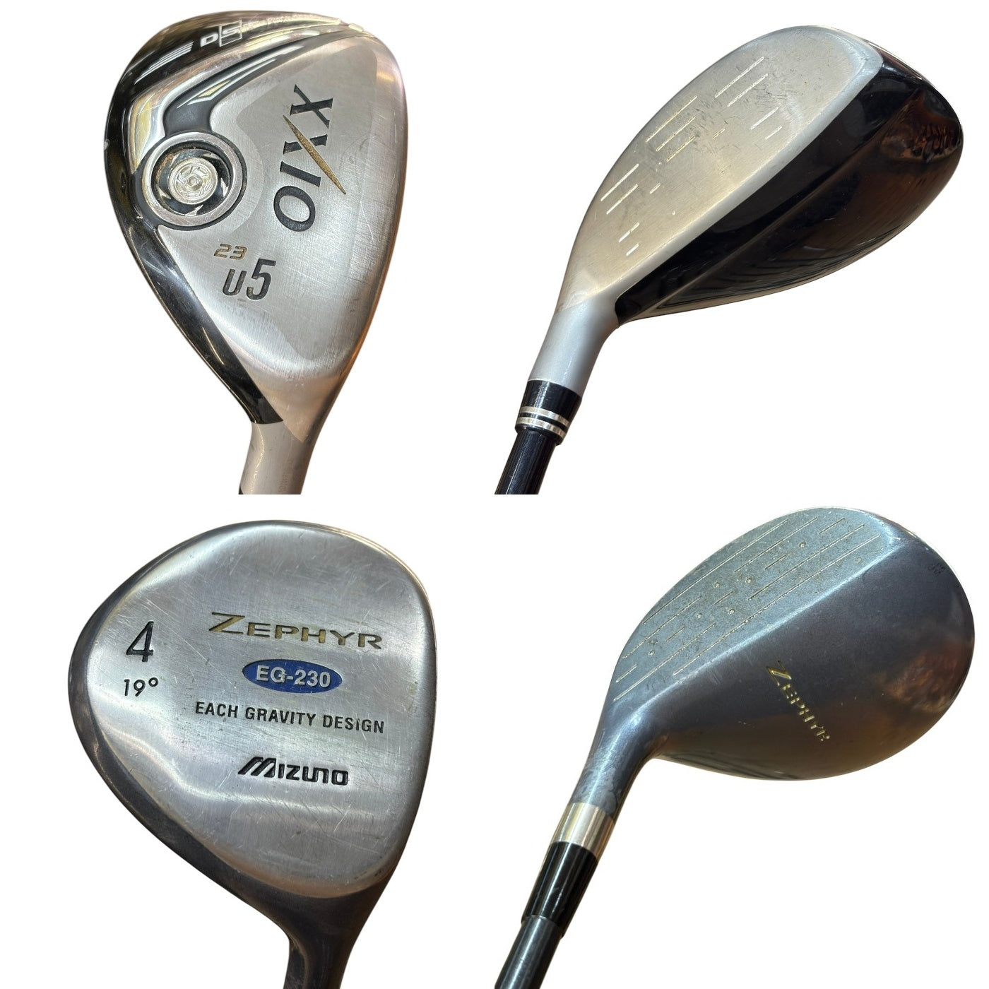 ゴルフクラブ 10本SET XXIO ゼクシオ9 ユーティリティ U5 23度 BRIDGESTONE PHYZ(2014) 6番～9番アイアン メンズ 右利き スポーツ ゴルフ用品 中古 W４