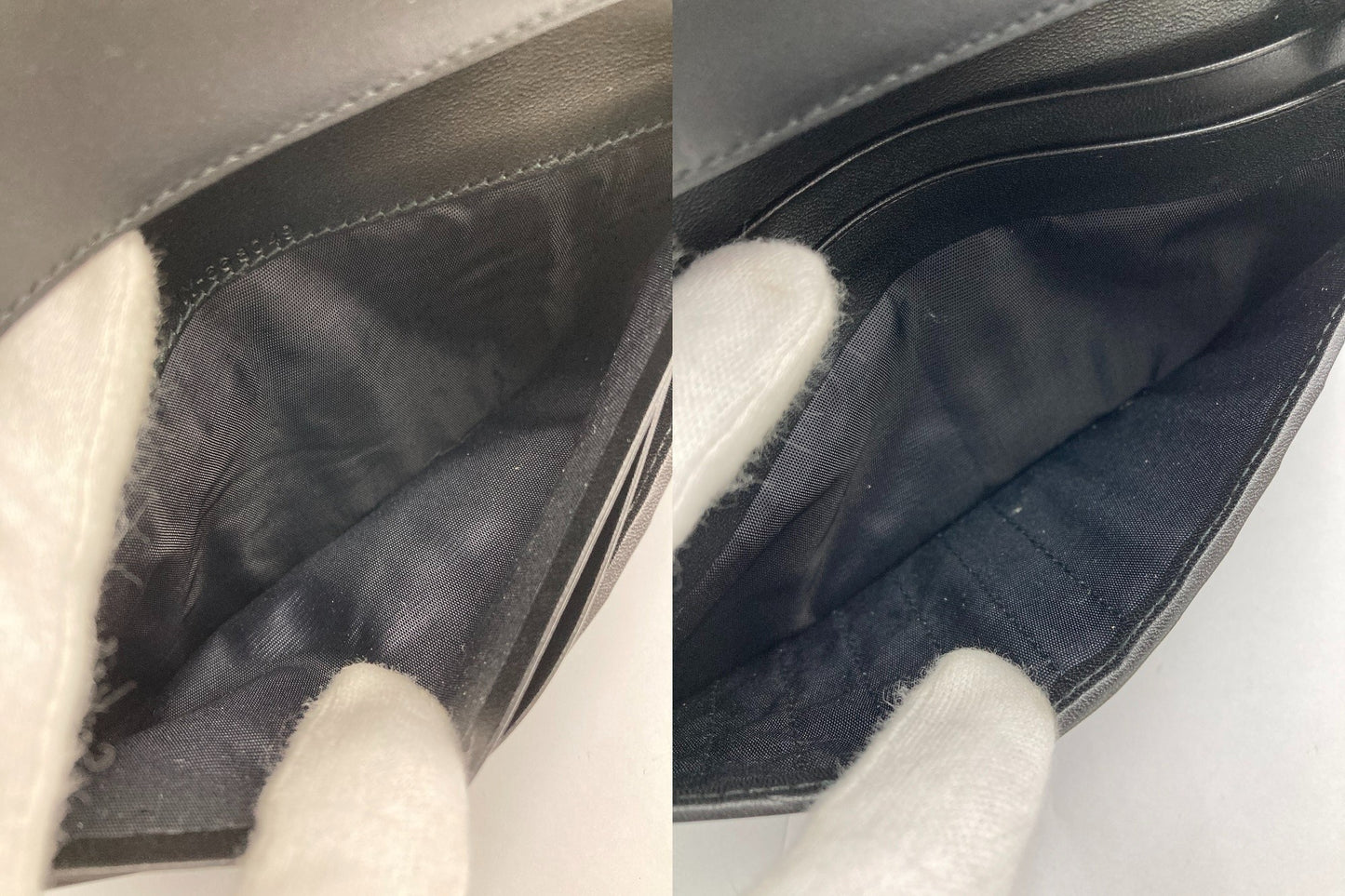 Salvatore Ferragamo フェラガモ ガンチーニ 二つ折り長財布 中古 D4