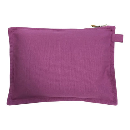 HERMES エルメス ボラボラポーチMM ユニセックス キャンバス 布 シンプル パープル 中古 T1
