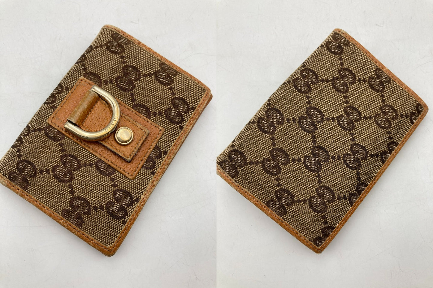 GUCCI グッチ GGキャンバス 名刺入れ カードケース 141417 中古 D4