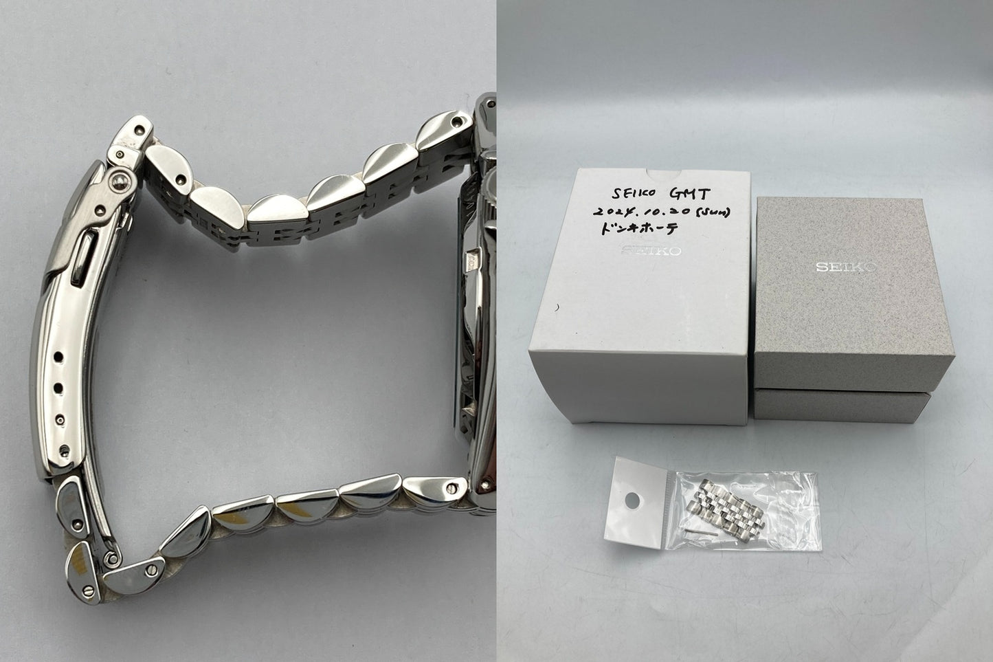 SEIKO セイコー 5スポーツ SKXシリーズ GMT オートマティック 腕時計 SBSC017 中古 D4