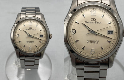 [ジャンク品] ORIENT STAR オリエントスター 21石 オートマティック 腕時計 597302-70 中古 D4