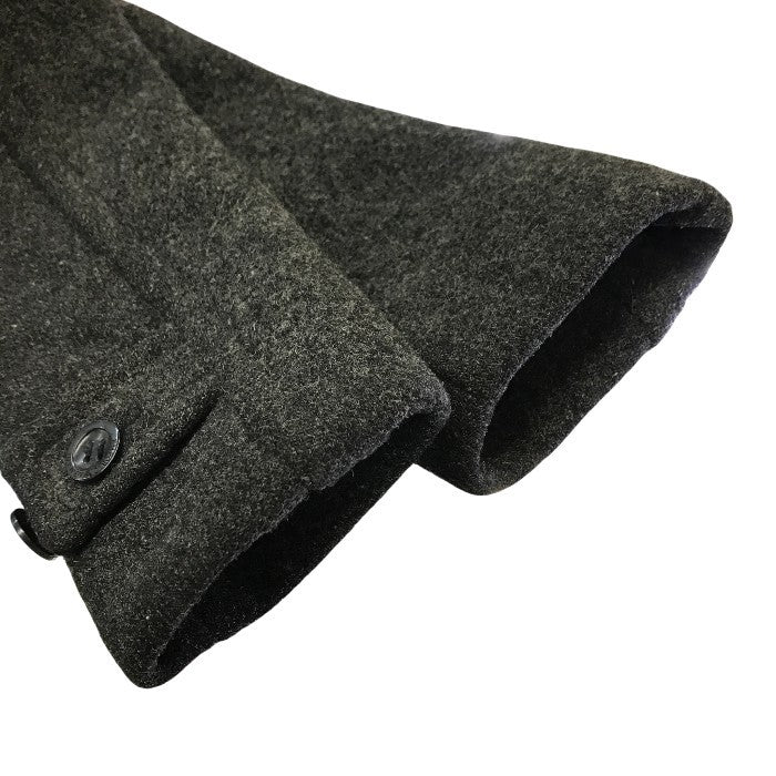 EMPORIO ARMANI エンポリオアルマーニ コート メンズ ミドル丈 ウール フード チャコールグレー Mサイズ 中古 T1