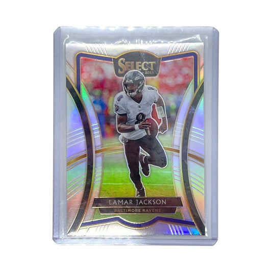 PANINI NFLカード SELECT PREMIER LEVEL PRIZM LAMAR JACKSON BALTIMORE RAVENS #136 中古 IT1